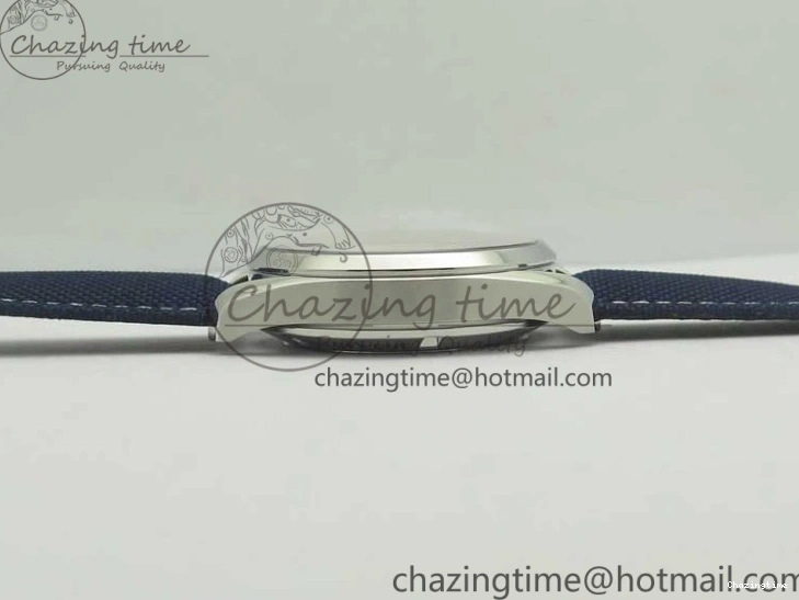 0426 EasyCare Aqua Terra Master Ryder Cup Edition VSF 1:1 Best Edition White Textured Dial on Blue Nylon Strap A8500 Super Clone 8016